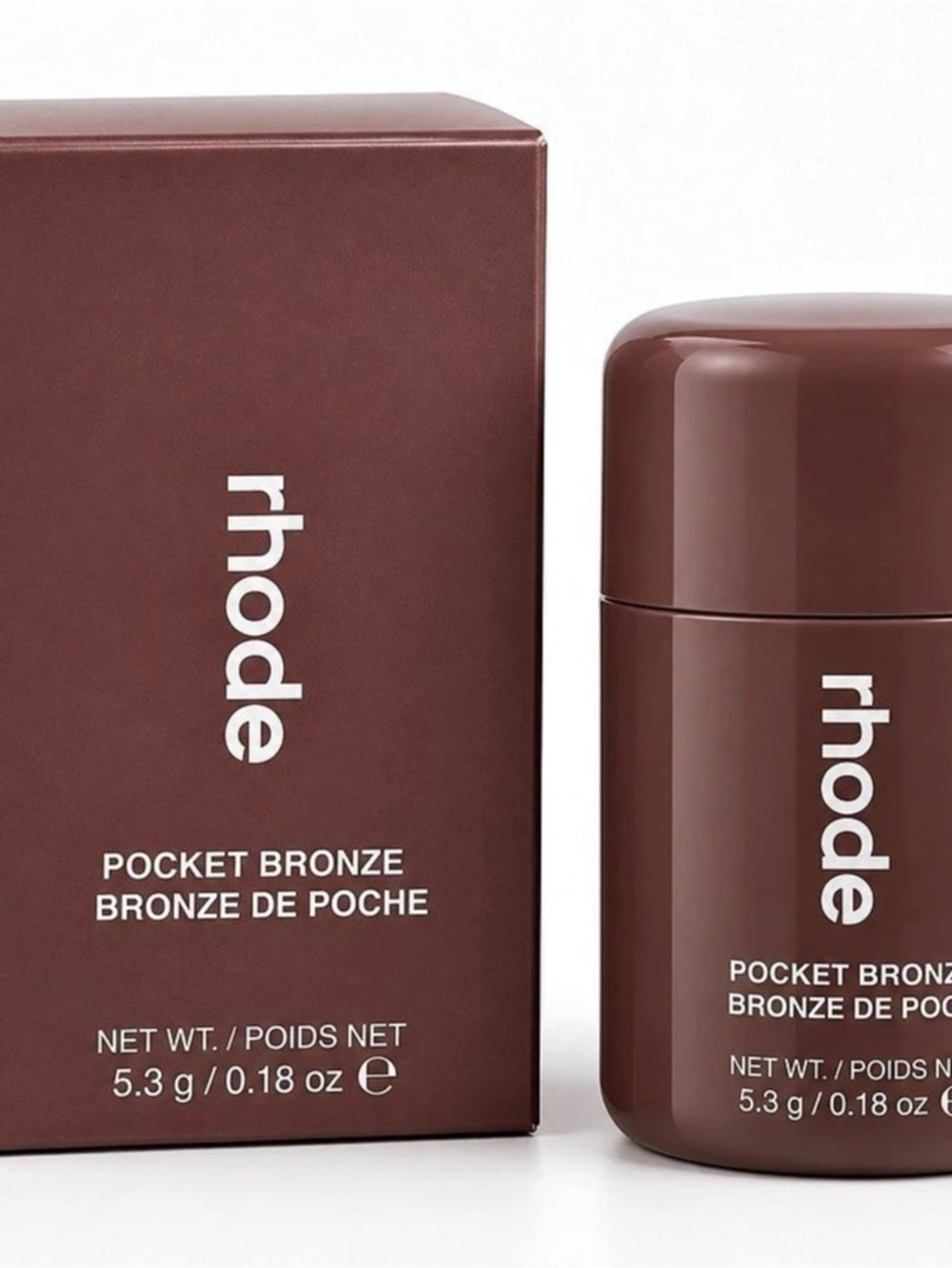 rhode Pocket Bronze Bronzer Brown Shade Bake